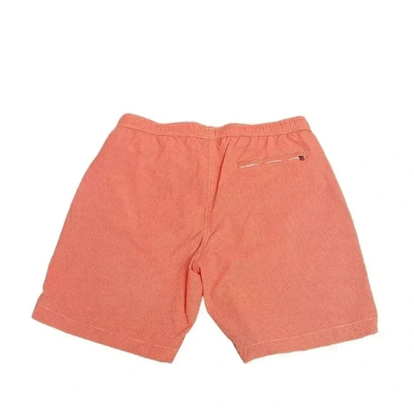 Onia Charles 7” Pull On Swim Shorts in Corral and White Men’s size XL - Picture 2 of 14